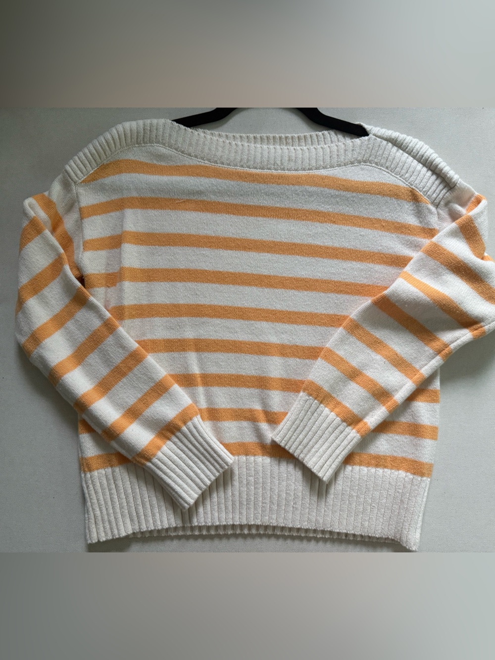 LOFT Striped Crewneck Sweater